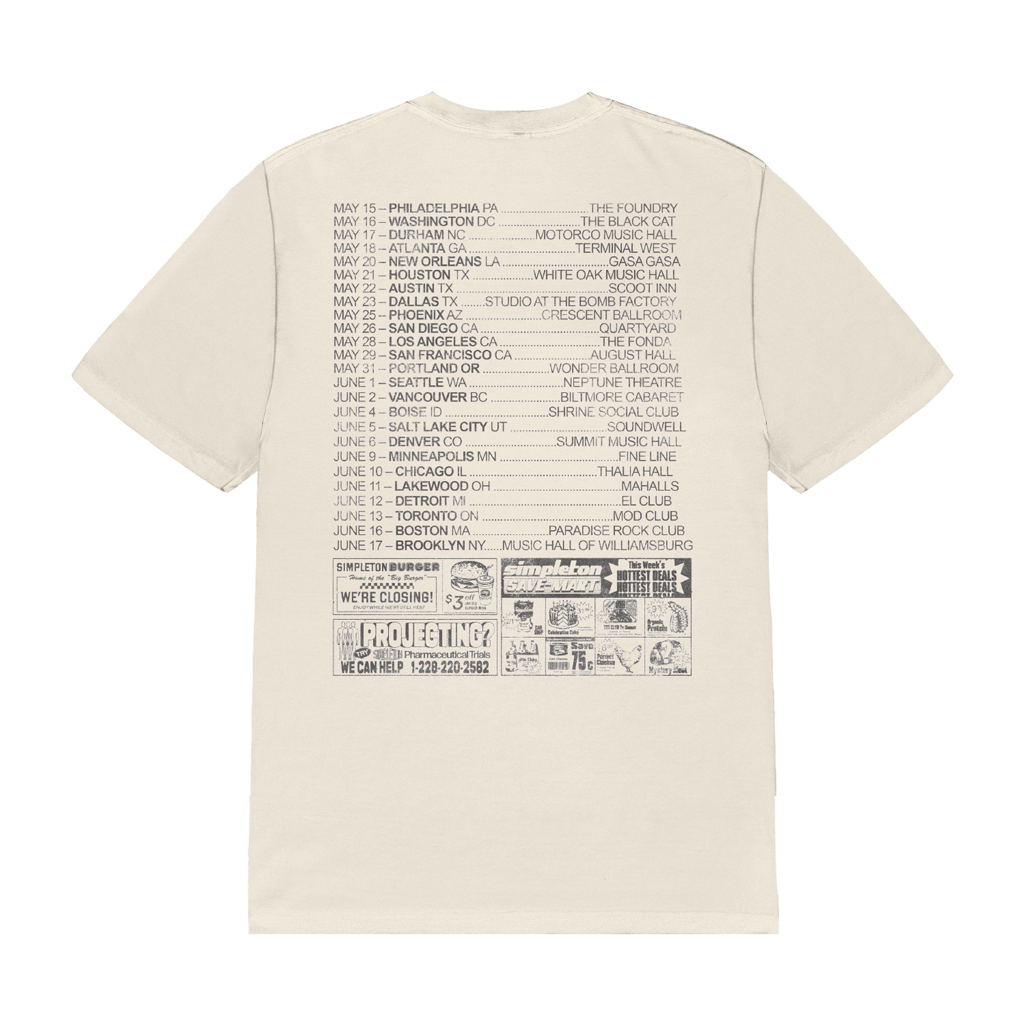 Simpleton Tour Tee