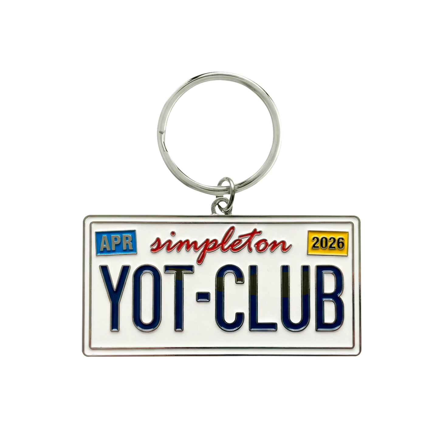 Simpleton Enamel Keychain