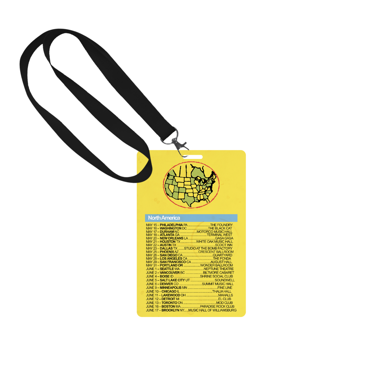 Simpleton Tour Lanyard