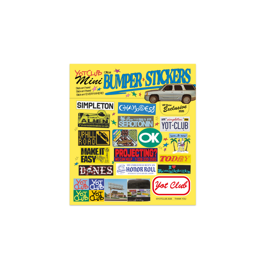 Simpleton Mini Bumper Stickers